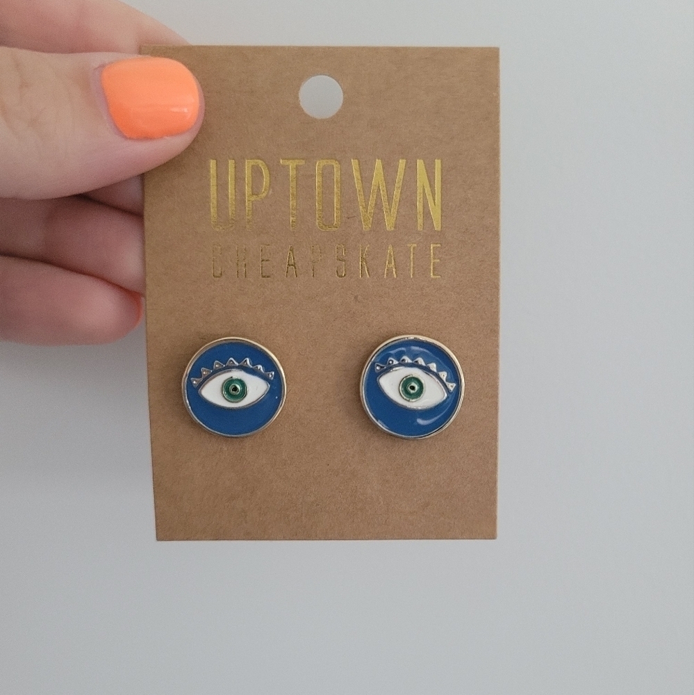 Boutique Blue Eye Stud Earrings